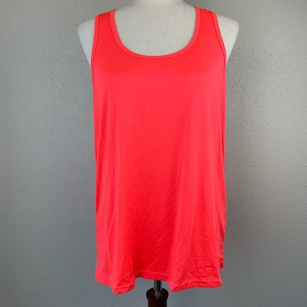 Fabletics Orange Tank Top Size XL EUC